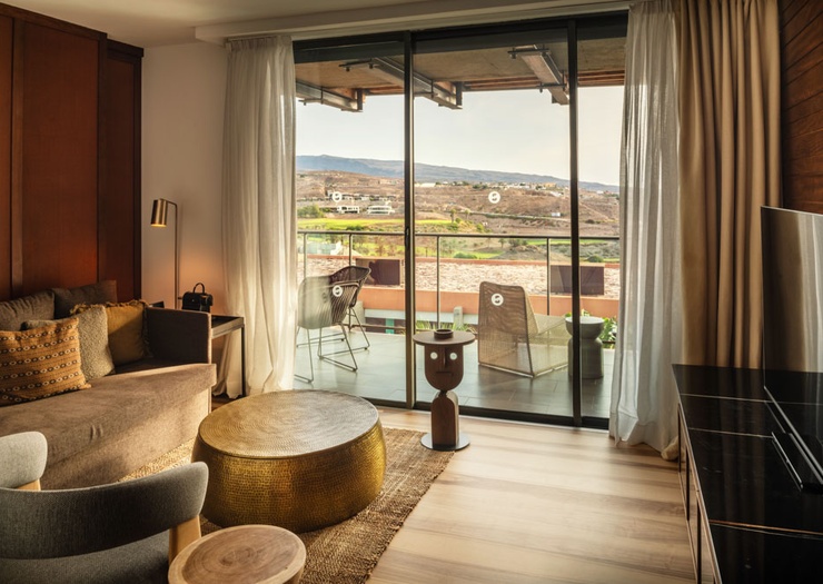 Deluxe panoramic view suite with rooftop and jacuzzi Salobre Hotel Resort & Serenity Maspalomas